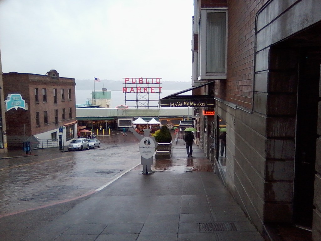 It was drizzling that day.