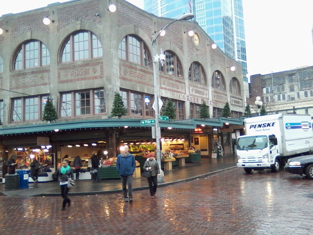 Many a truck and sedan whizzed by on that little street.