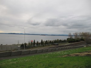 Rest of the park and some sculptures ahead.